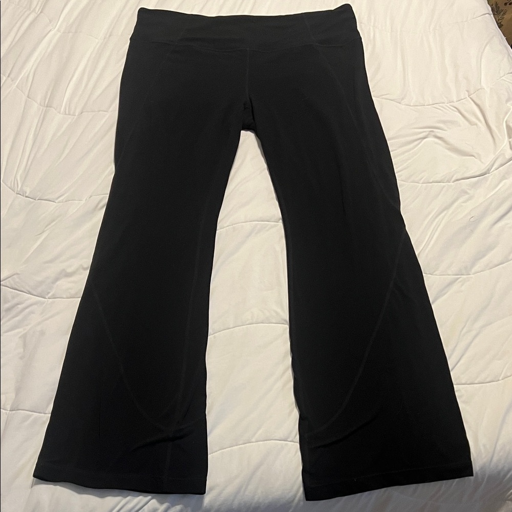 Athleta High Rise Flare pant 32” inseam. 1X